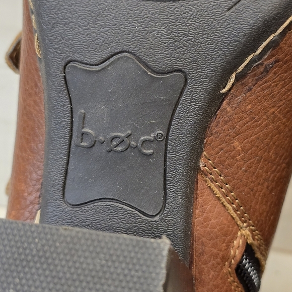 {8.5} B.O.C. Shootie Boot Double Monk Buckle Strap Brown Women's - Picture 14 of 16